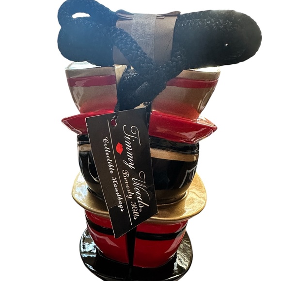 Timmy Woods Teacups and Saucers Clutch/Bag “Cafe o-lic”  *FIRM* - Picture 9 of 9